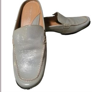 Kenneth Cole Think A Like Mint Patent Slip-On Open Heel sz 7.5